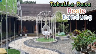 Tabulla Rasa Resto Bandung | tempat makan keluarga instagramable