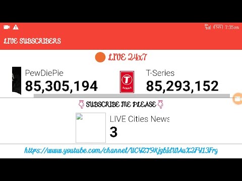 LIVE PEW DIE PIE VS T-SERIES | SUBSCRIBE