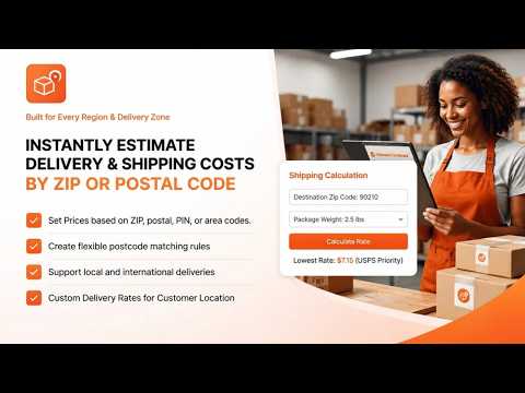 Zipcode Shipping Rate Shopify App | Setup Shipping Rates by ZIP Code