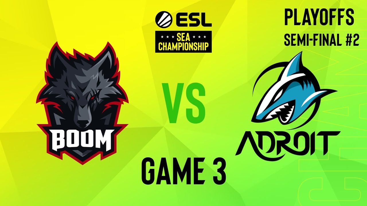 BOOM Esports vs Adroit - Game 3 [ESL SEA Championship playoffs]