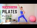 Standing Pilates: Boost Your Mood & Energy Full Body Workout | 40 Min