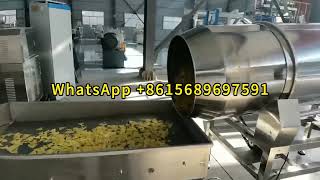 How To Make Process Produce Manufacture Production Fried Triangle Chips Snack ?