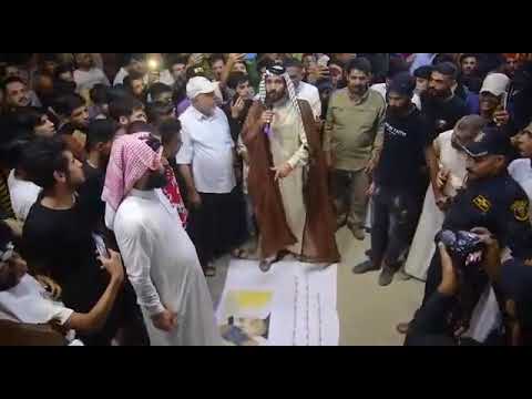 رساله وتهديد من العراق الى محافظه الكويت هوسات كرار البصيري ردا على النائب الكويتي 