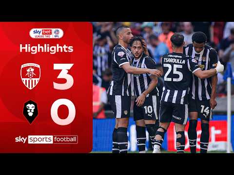 Notts County PROMOTED to League One! 🏆 | Notts County 3\u002D0 Salford City | Play\u002DOff Final Highlights
