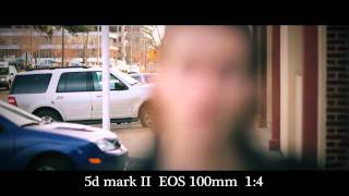 canon 5dmk2 vs sony ex3 Depth of field