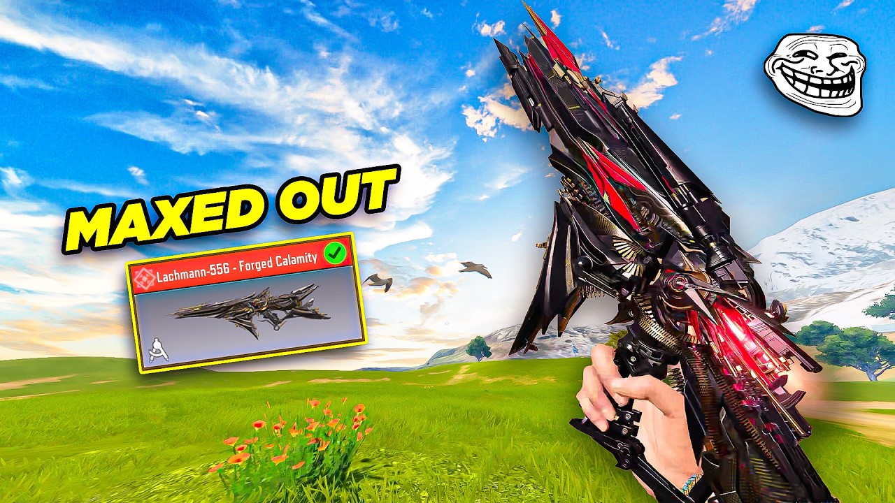 FULLY MAXED OUT MYTHIC LACHMANN 556 😍 in COD MOBILE !!