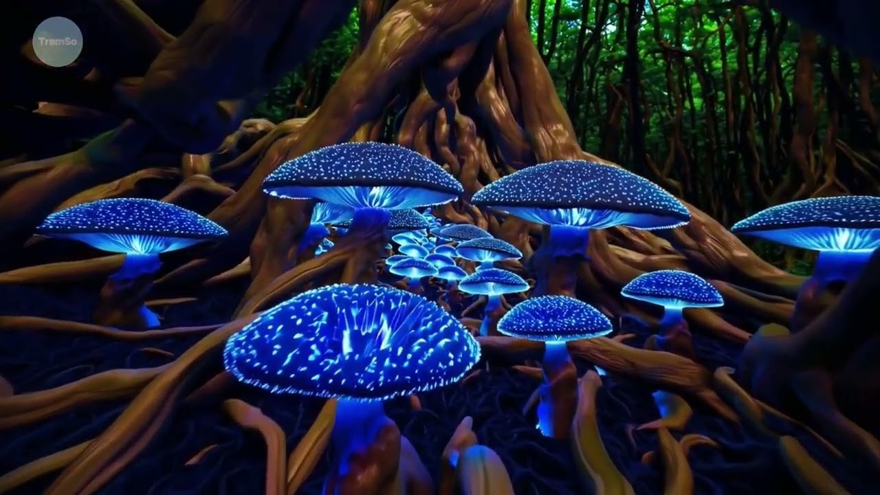 🍄 Psybient & Downtempo Mix | Focus&Creativity. Viaje al Bosque Bioluminiscente. Música para la Mente