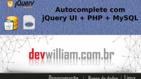 Autocomplete com jQuery UI + PHP + MySQL