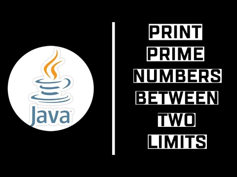 Print Prime Numbers Between Two Limits in JAVA