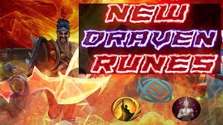 The ULTIMATE Rune Page for Draven!  Draven New Runes Patch 8.4