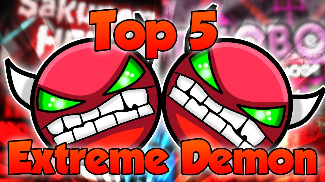 LOS 5 DEMON MÁS DIFÍCILES DE GEOMETRY DASH | MI OPINIÓN | JUSTHEENYT
