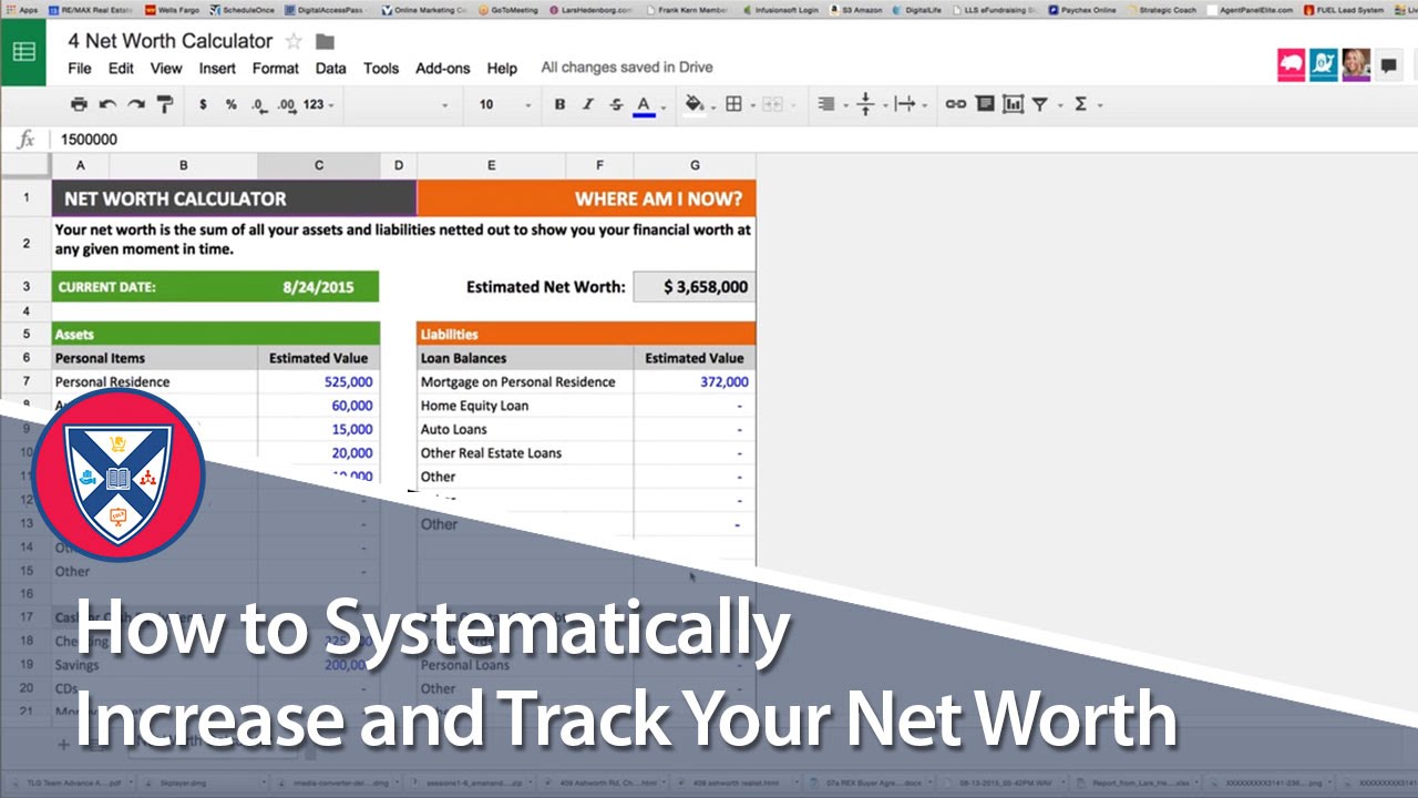 How to Systematically Increase and Track Your Net Worth - YouTube