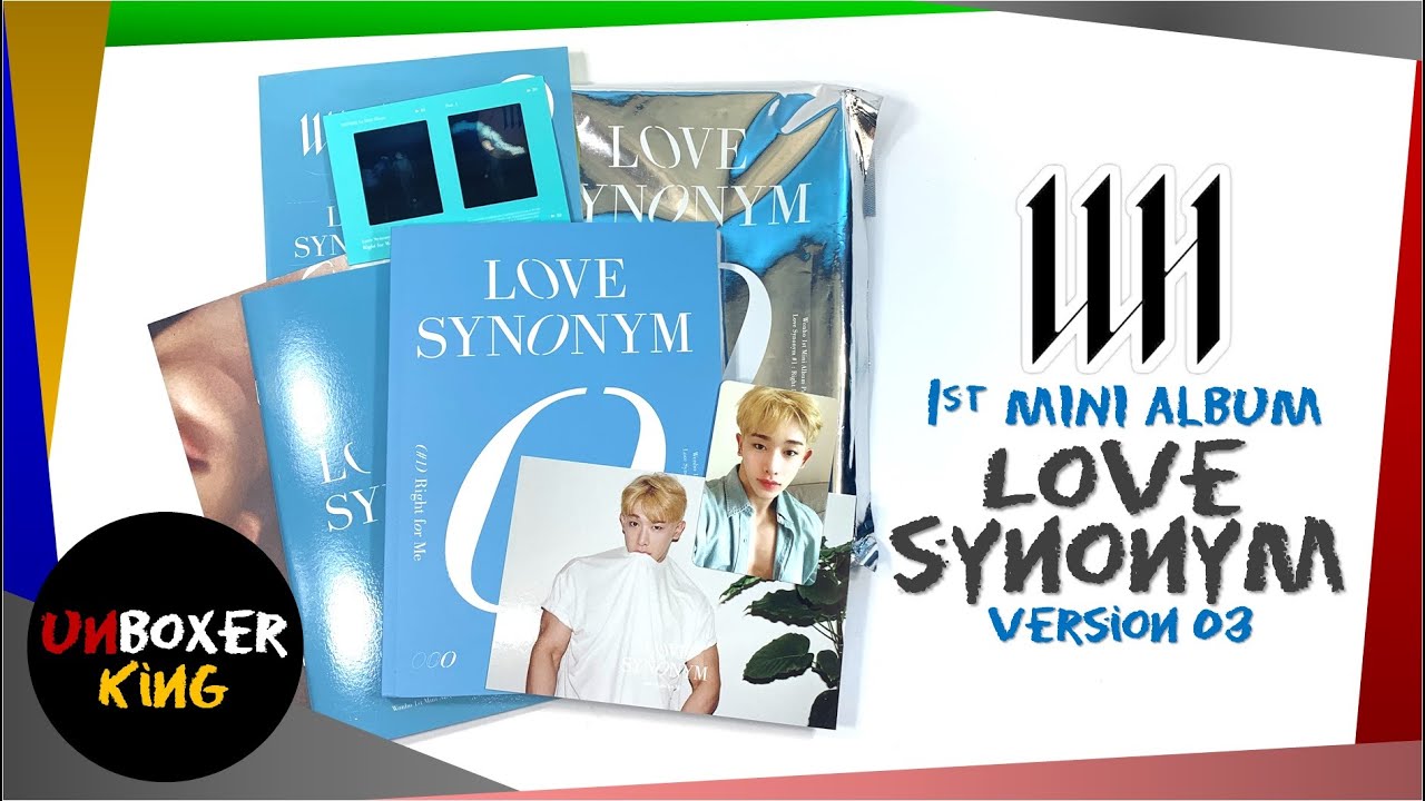 WONHO 이호석 || LOVE SYNONYM PART 1: RIGHT FOR ME || VERSION 3 || KPOP ALBUM UNBOXING
