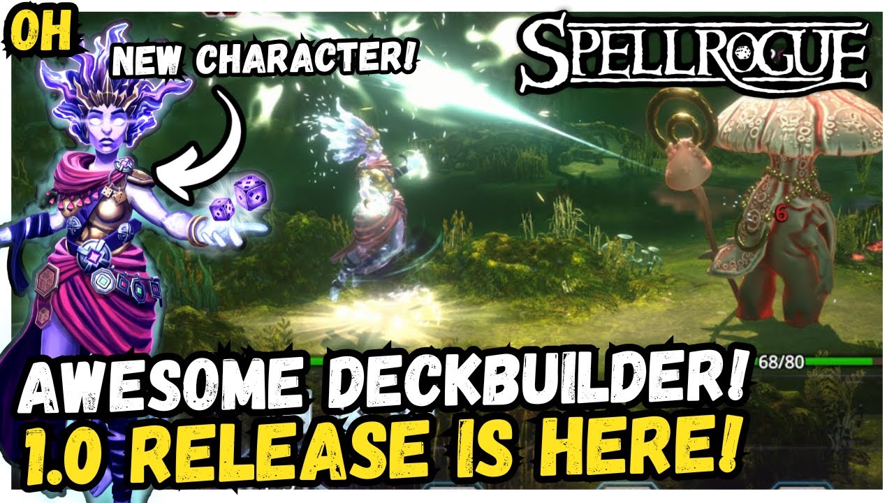 AWESOME Deckbuilder Gets 1.0 Release!! SpellRogue!