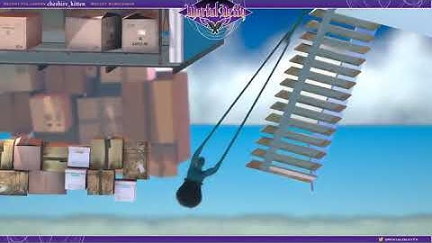 Getting over it,Game Break. Funny!(Stretchy Arms)