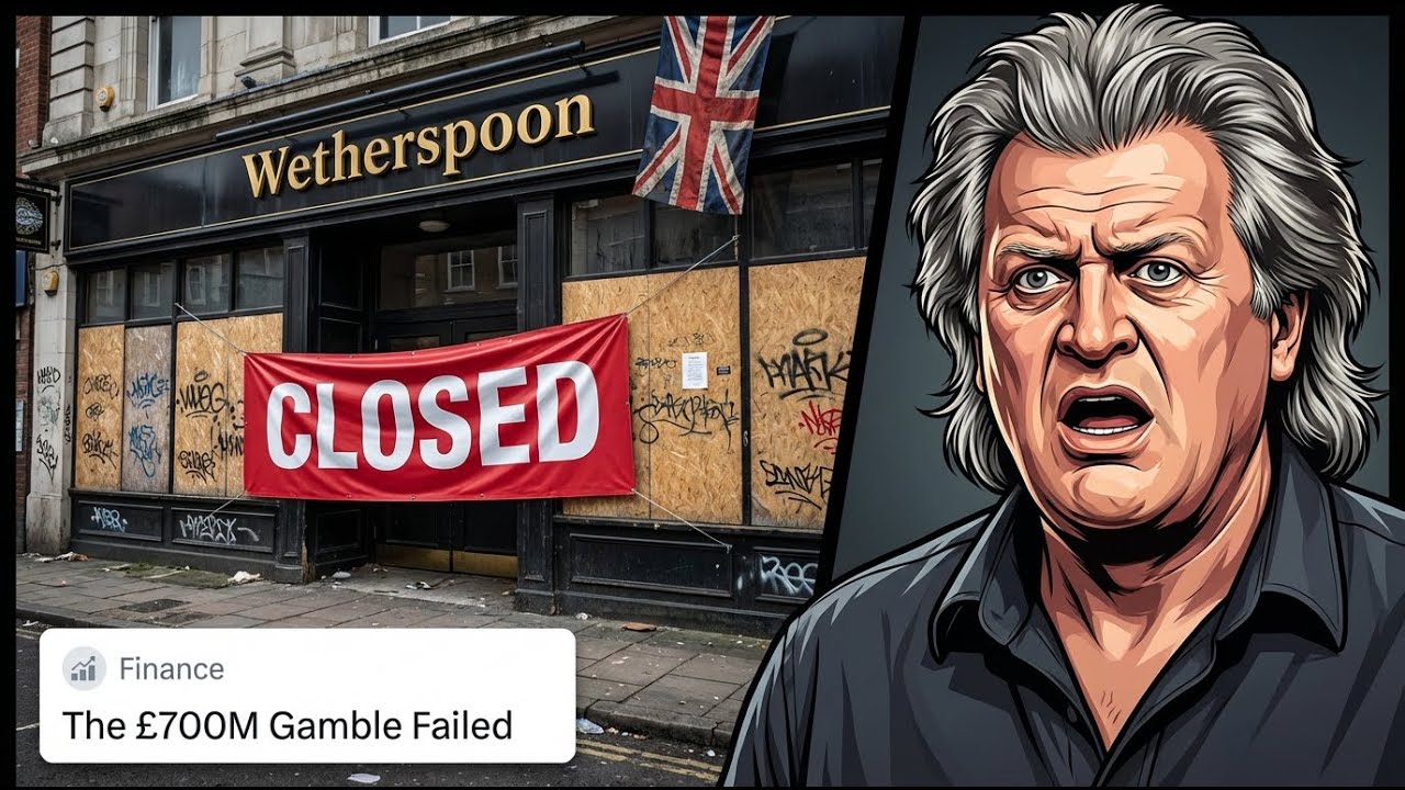 The £700M COLLAPSE That NEARLY Destroyed JD Wetherspoon!