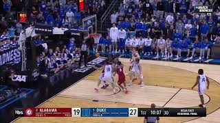 (2) #7 Alabama vs (1) #1 Duke | Alabama Highlights | NCAA Tournament Elite 8 | March 29, 2025