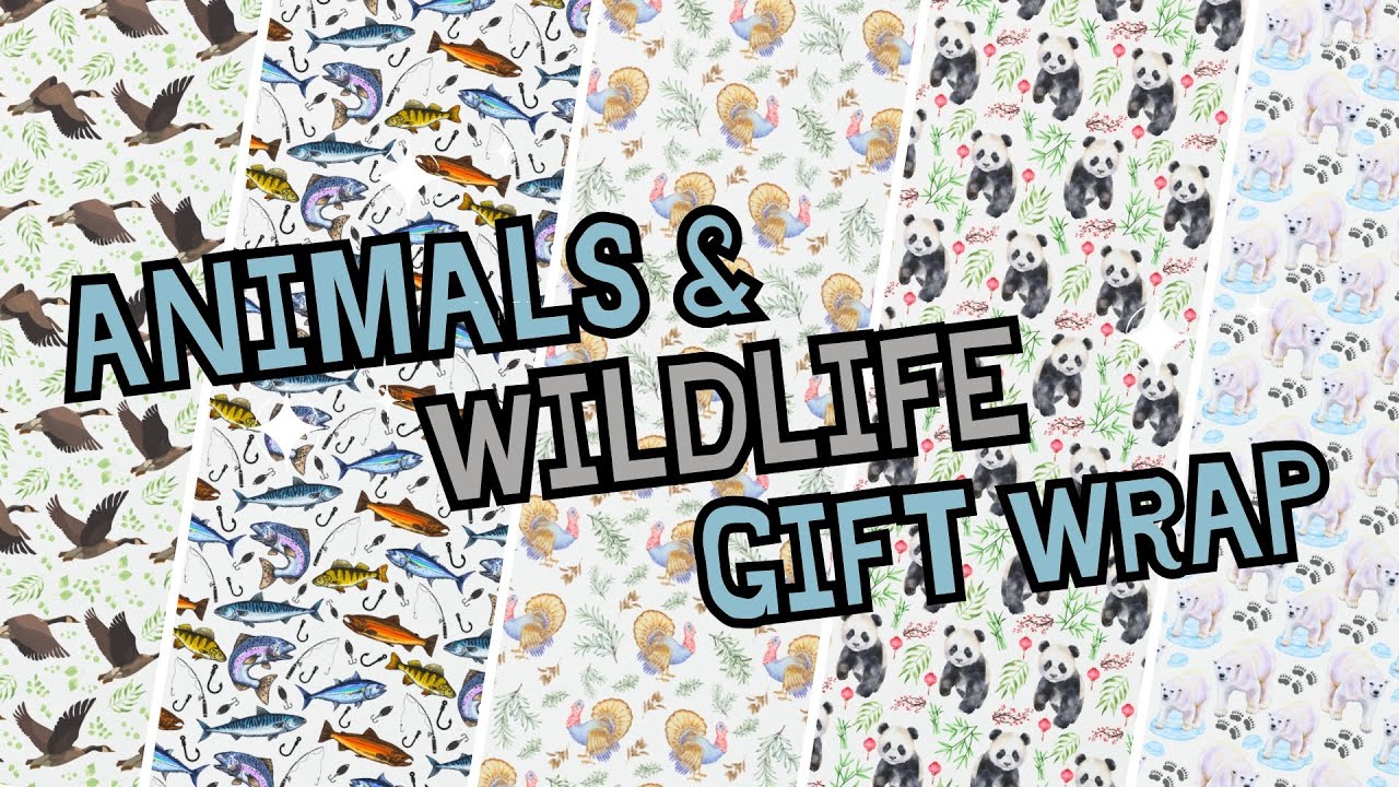 Animals & Wildlife Gift Wrap | Easy Gift Wrapping Ideas for Nature Lovers & Hunters | HPG