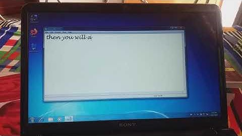 How to write a big letter in notepad