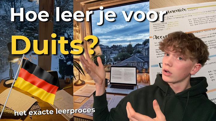 Hoe leer je voor Duits?