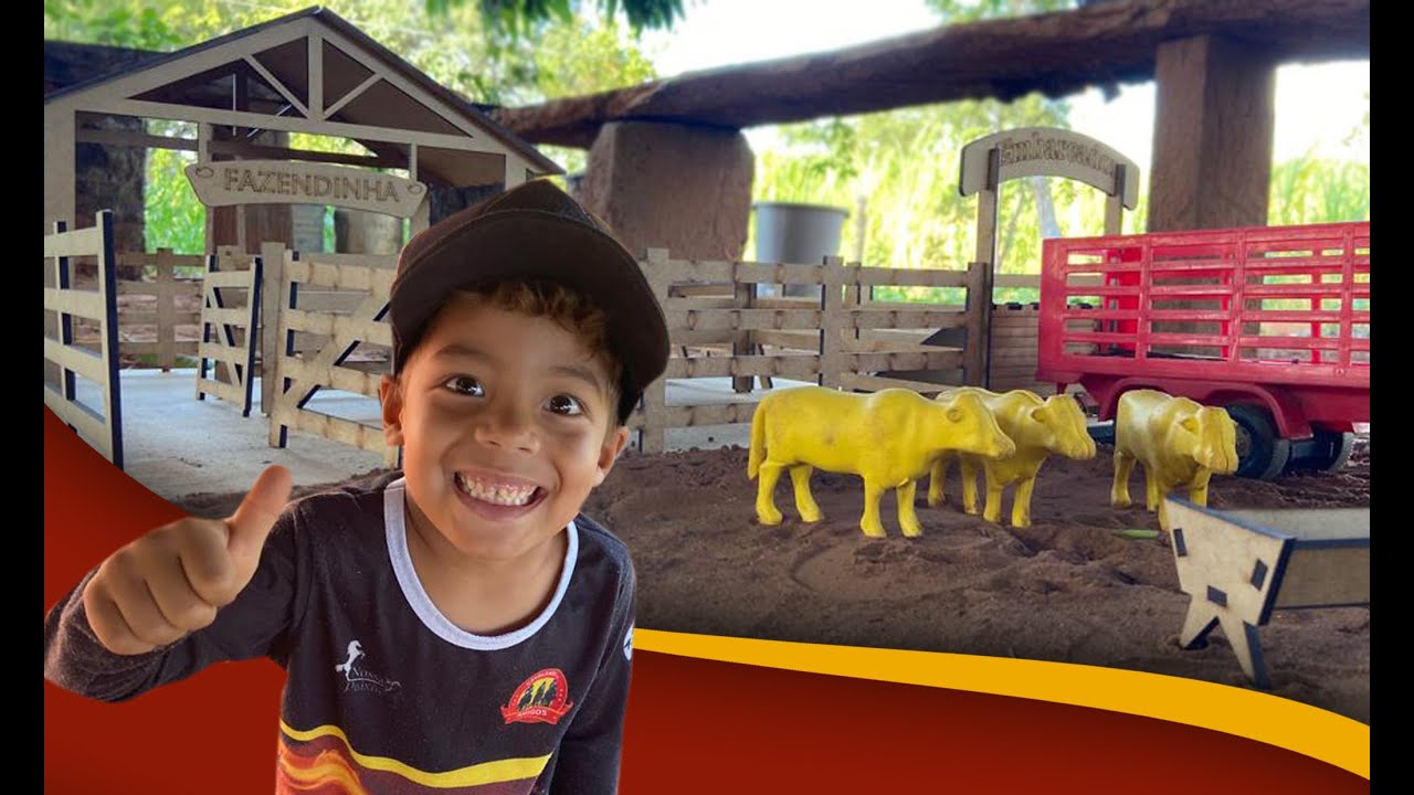 Dei uma fazendinha pra ele !