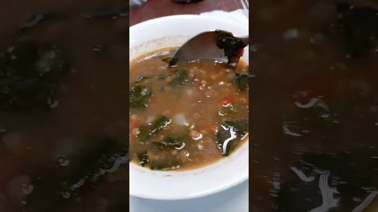 Sopa de lentejas con verduras...