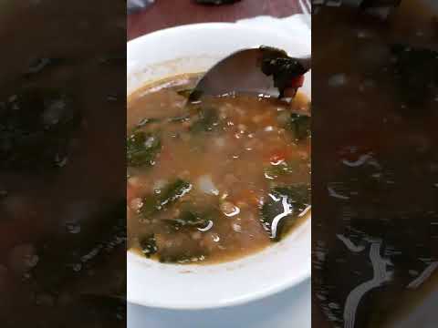 Sopa de lentejas con verduras...