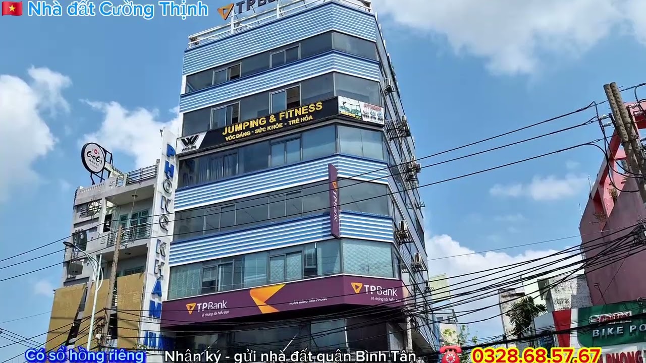 Building có dòng tiền 4 tỷ / năm . Góc 2 mặt tiền đường Lê Văn Quới . Sổ hồng riêng đã hoàm công