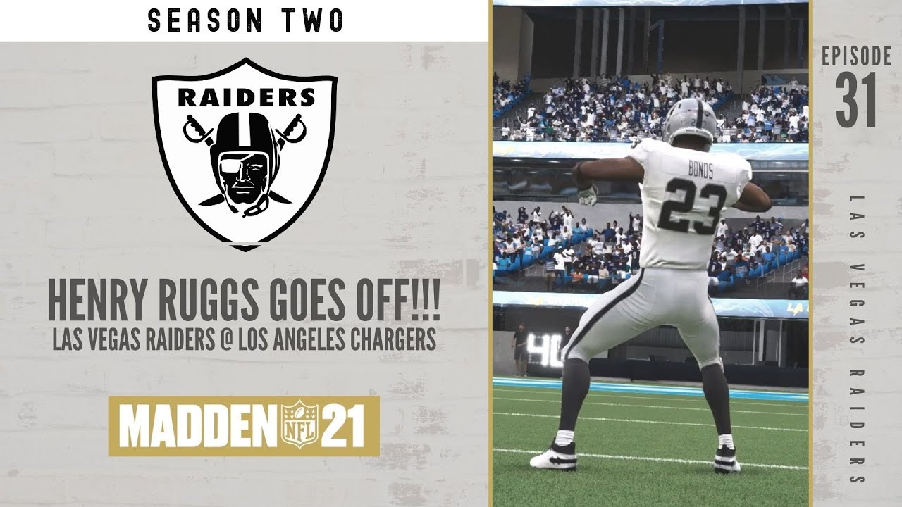 Henry Ruggs Monster Game! Madden 21 Las Vegas Raiders Franchise