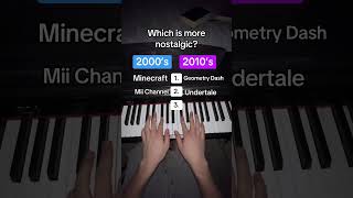 Which Is More Nostalgic? 2000s va 2010s Games 🎹🎮 #piano #pianocover #videogames #nostalgia