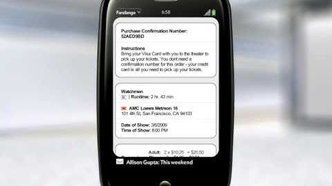 Palm Pre Promo Video #1