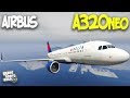 AIRBUS A320neo (ЭЙРБАС А320нео) - ГТА 5 МОДЫ (GTA 5 MODS) AIRBUS A320 - ТЮНИНГ САМОЛЁТА!