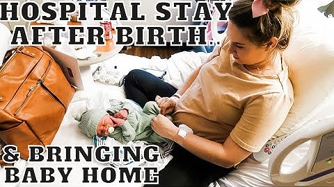 HOSPITAL STAY AFTER DELIVERY + BRINGING HOME BABY & SIBLINGS MEET BABY | MarieLove