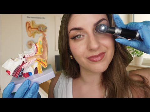 ASMR Ohrenarzt Untersucht Dich Hörtest Ear Cleaning Ear Massage Doctor Roleplay Medical Exam