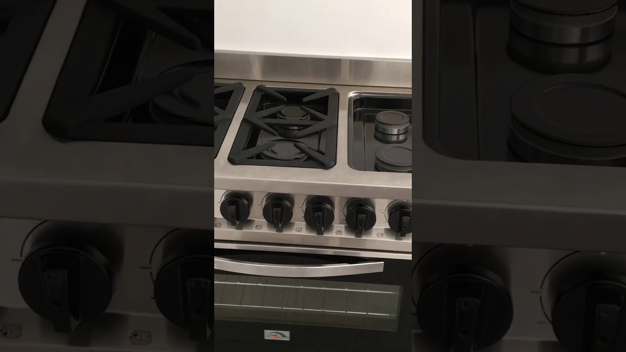 Cocina Industrial CONTIMET 6 Hornallas Puerta Visor - YouTube