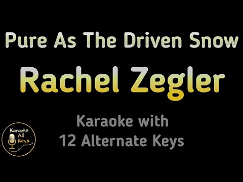 Video thumbnail for Rachel Zegler - Pure As The Driven Snow Karaoke Instrumental Lower Higher Male &
