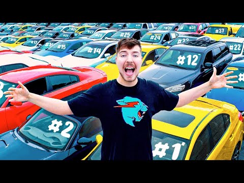 Видео: Я подарил 40 машин 40,000,000 подписчику!