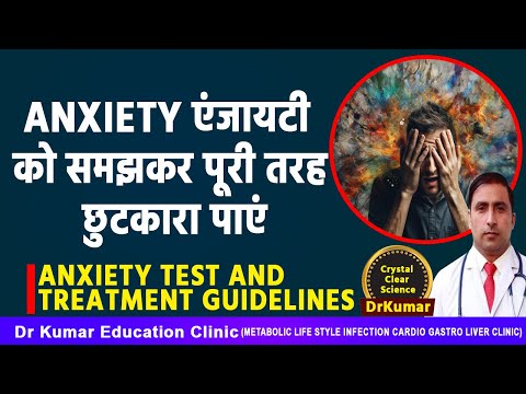 ANXIETY TEST AND TREATMENT GUIDELINES by Dr Kumar Education ClinicMD.PHYSICIAN