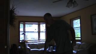 Longbow, recurve, horn nock, bowstringer demo