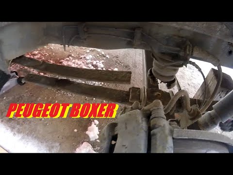 PEUGEOT BOXER Лопнула рессора,замена,усиление.