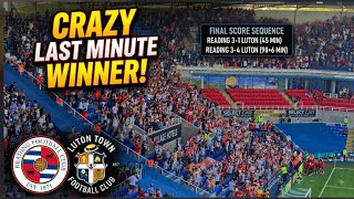 Reading 3-4 Luton Match Day Vlog *From 3-1 Up… To Losing In 90+6 💔*