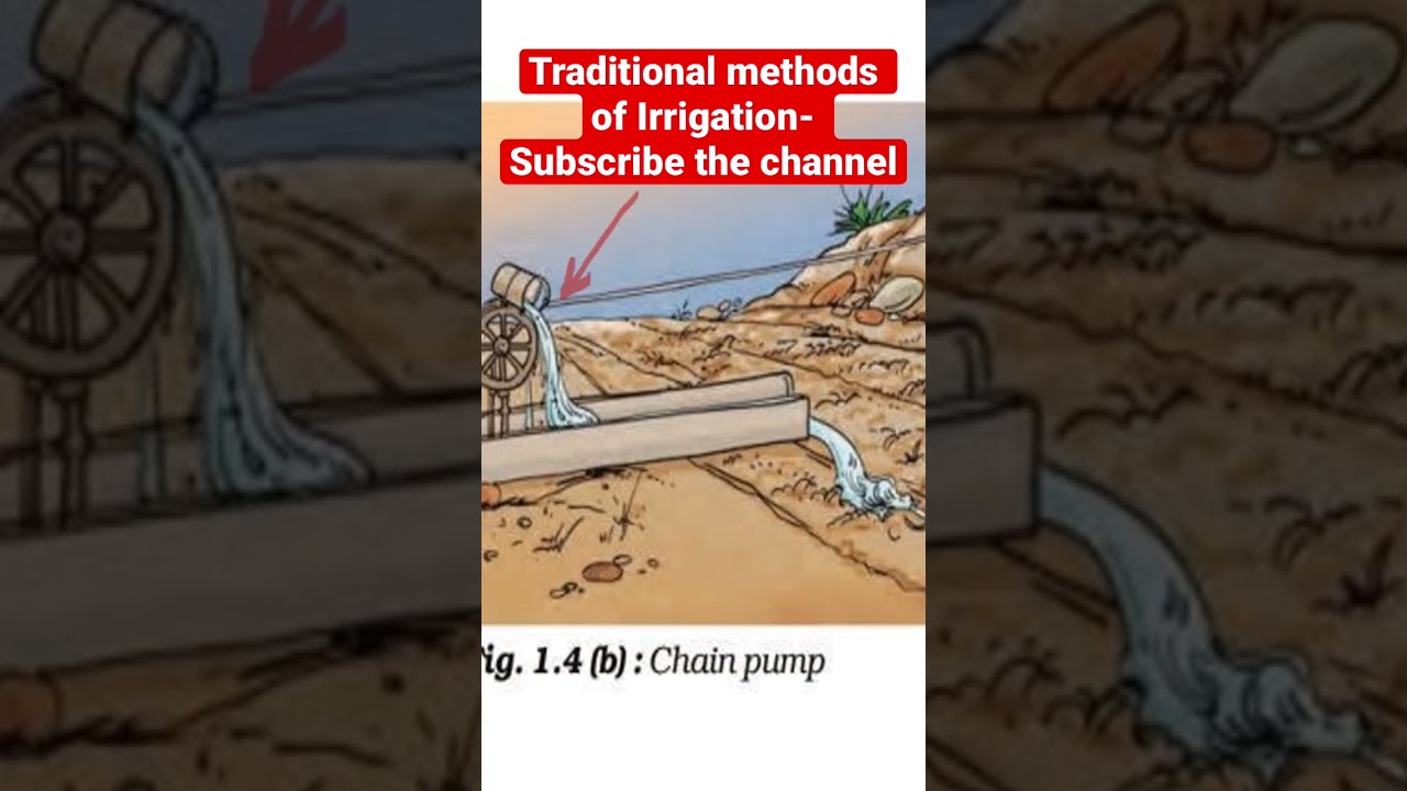 Traditional methods of irrigation 