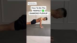 ✅ How to Do the Perfect Diamond Push-Up #shorts