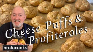 Download Lagu Chef Frank makes Cheesepuffs (Gougeres) \u0026 Profiteroles MP3