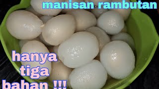 Candied rambutan recipe