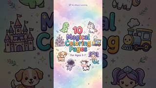 My Kids LOVE These Magical Coloring Pages! #learningthroughplay #preschoolactivities My Kids LOVE These Magical Coloring Pages! #learningthroughplay #preschoolactivities
