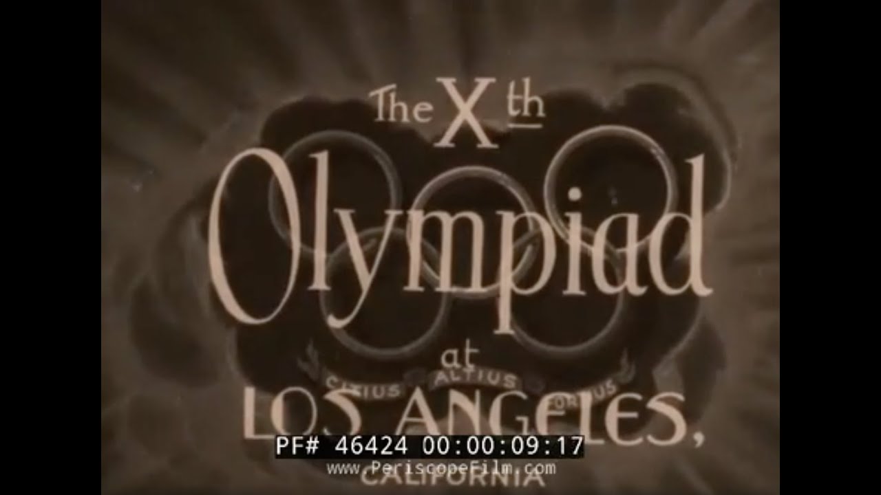 “THE Xth OLYMPIAD AT LOS ANGELES, CALIFORNIA”  1932 OLYMPIC SUMMER GAMES  TRACK & FIELD EVENTS 46424