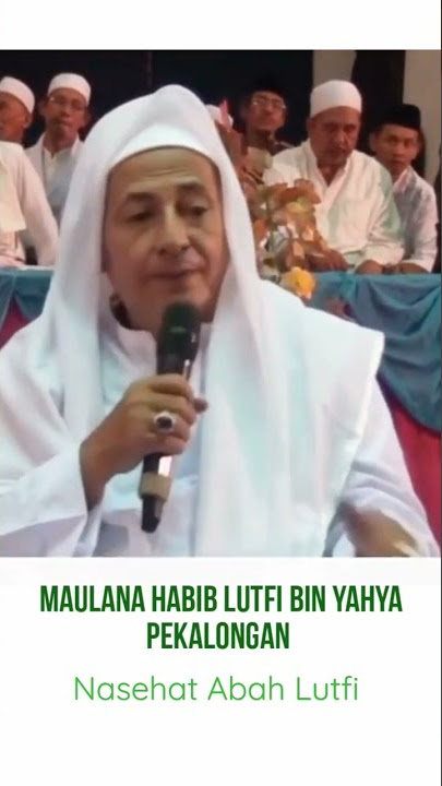 Nasehat Abah Lutfi tentang Al-Qur'an #shorts #nasehat #abah #habiblutfhi #tentangalquran #alquran