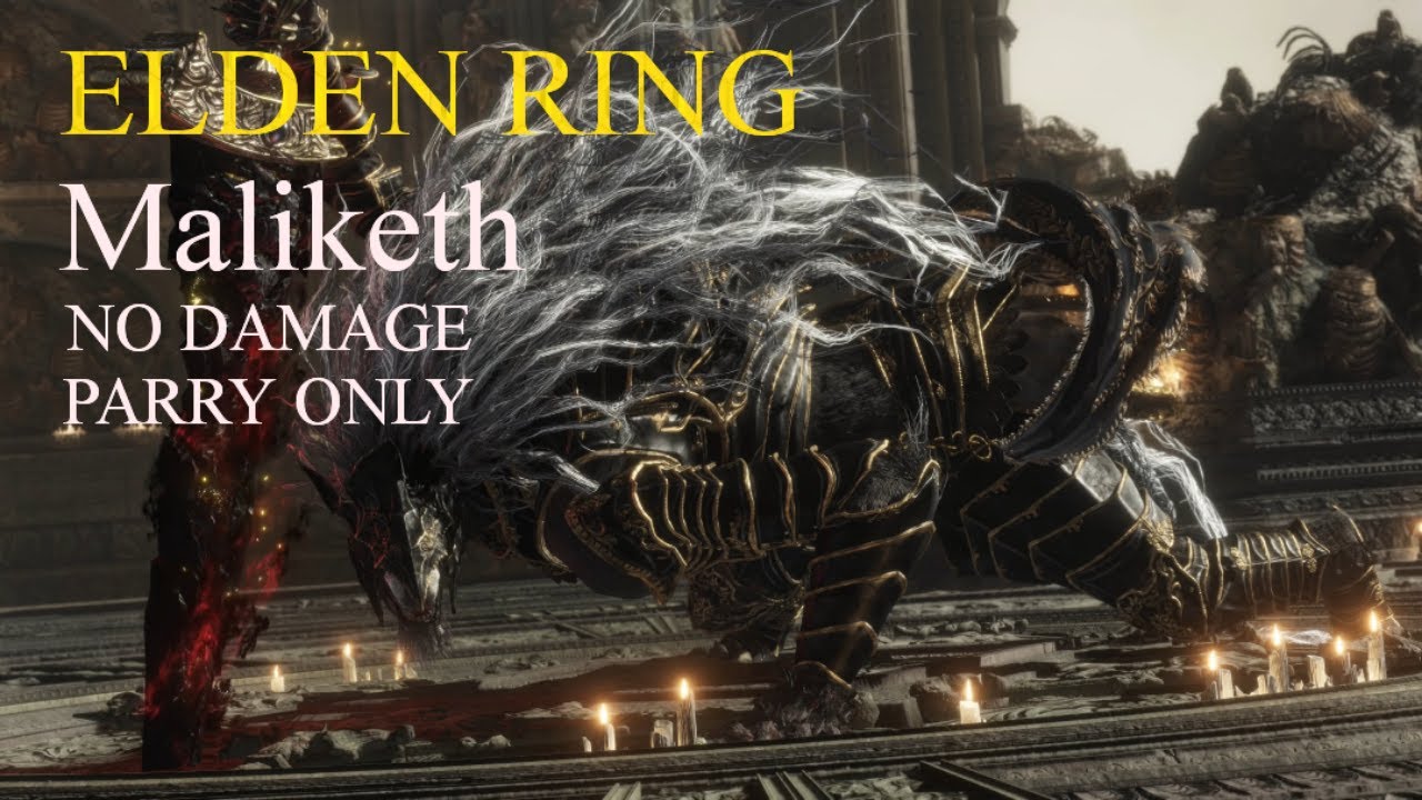 Elden Ring Tiche Die Schwarze Klinge Elden Ring - Maliketh, die schwarze Klinge - No Damage Parry Only - YouTube