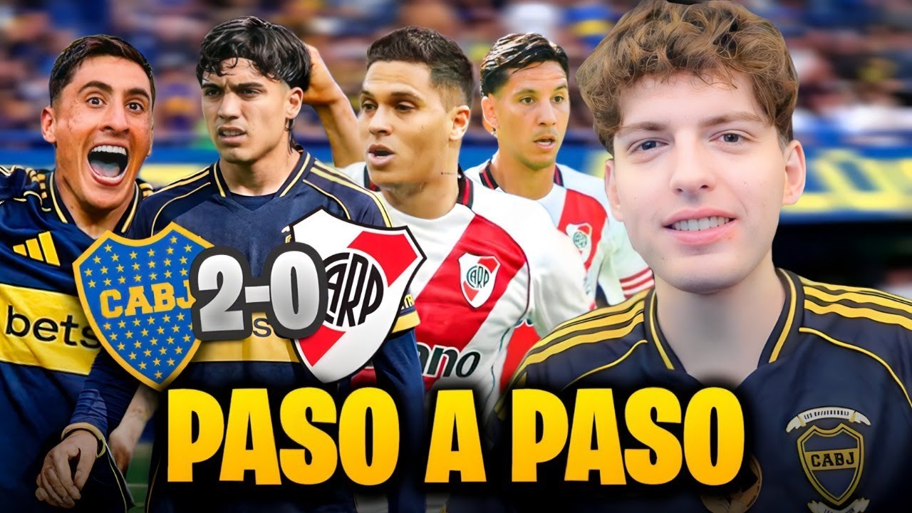 DAVOO XENEIZE REACCIONA AL PASO A PASO DE BOCA 2 RIVER 0 (2025)